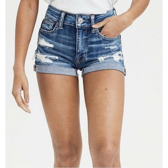 American eagle curvy high rise shortie Clearance